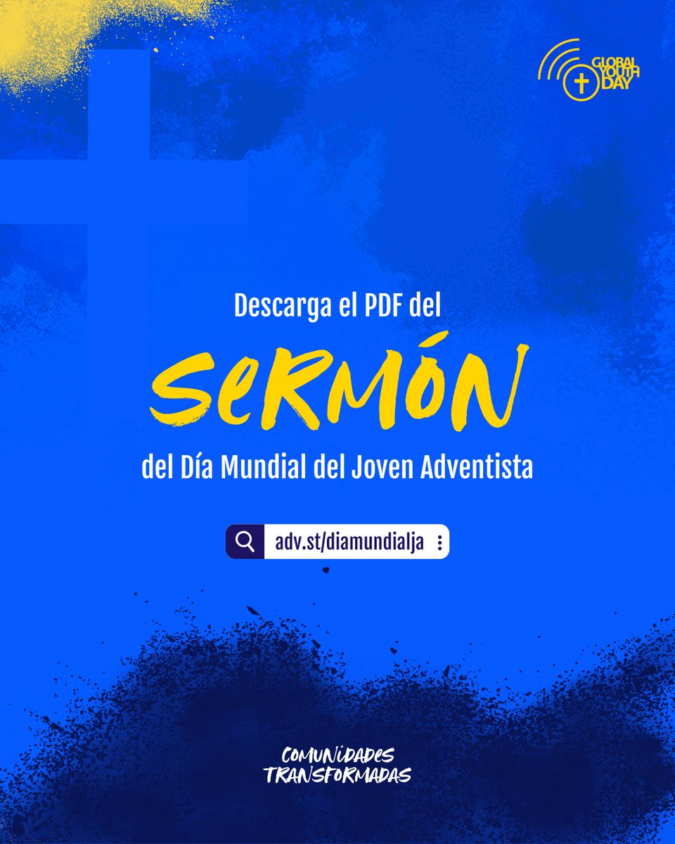 ¿Ya descargaste todos los materiales del Día Mundial del Joven Adventista? 🙏🔥

📲 Ingresa a nuestro sitio web: adv.st/diamundialja