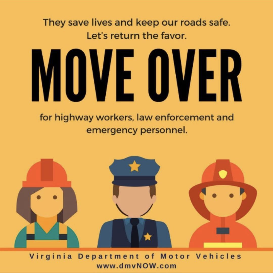 vbvrs's tweet image. We all want to go home safe at the end our shift.

#moveover @VaDOT @VaDOTHR VBVRS.org  #dmvnow
