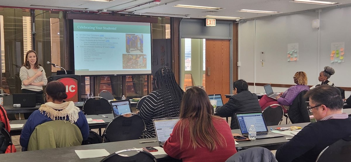 TandL_CPS's tweet image. Educators, counselors, and administrators gathered to share data-driven strategies, success stories, and innovative ways to enhance student support in AP and IB courses reinforcing our commitment to expanding access to advanced coursework and amplifying student voices.