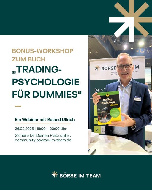 📷 26.02.25 | 18 Uhr | Live auf Zoom
📷 Mit Falk Elsner im Gespräch + Deine Fragen im Q&amp;A
📷 Jetzt kostenlos anmelden: community.boerse-im-team.de