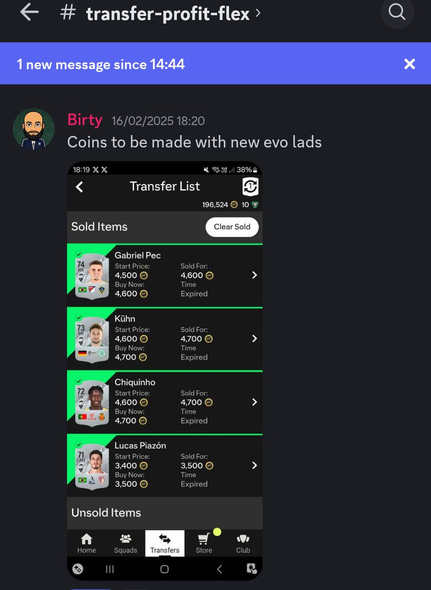 EAFC Friendzy (@friendzy2806) on Twitter photo 🥈SILVER TRADING🥈
EAFC FRIENDZY discord are offering 🫵 the chance to make MILLIONS of coins a month from simple step by step trading methods!
If you want to join our 18+ Discord, all you have to do is:
Follow <a href="/Friendzy2806/">EAFC Friendzy</a> & Tag a friend! Invites to discord sent via DMs 🔥 🥈SILVER TRADING🥈
EAFC FRIENDZY discord are offering 🫵 the chance to make MILLIONS of coins a month from simple step by step trading methods!
If you want to join our 18+ Discord, all you have to do is:
Follow <a href="/Friendzy2806/">EAFC Friendzy</a> & Tag a friend! Invites to discord sent via DMs 🔥