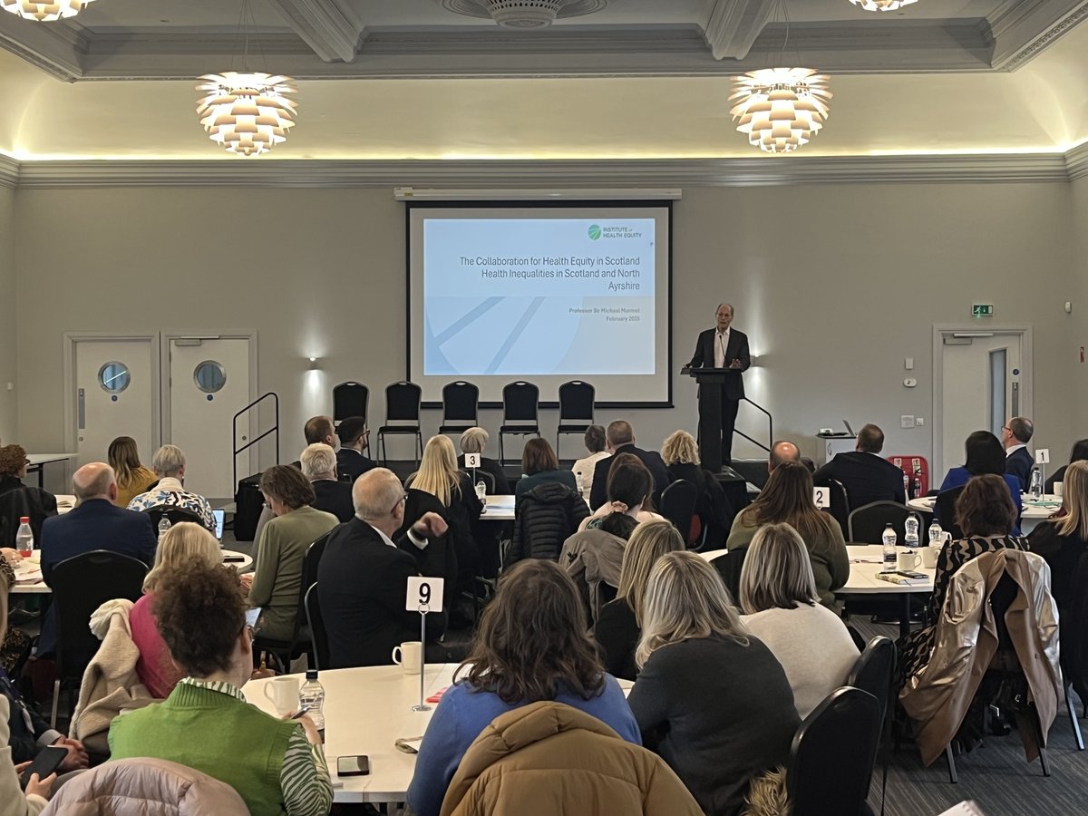 The Sir Michael Marmot Institute of Health Equity (@marmotihe) on Twitter photo We are now out our final Collaboration for Health Equity in Scotland (CHES) launch event in North Ayrshire!
<a href="/NHSaaa/">NHS Ayrshire & Arran</a> #health We are now out our final Collaboration for Health Equity in Scotland (CHES) launch event in North Ayrshire!
<a href="/NHSaaa/">NHS Ayrshire & Arran</a> #health