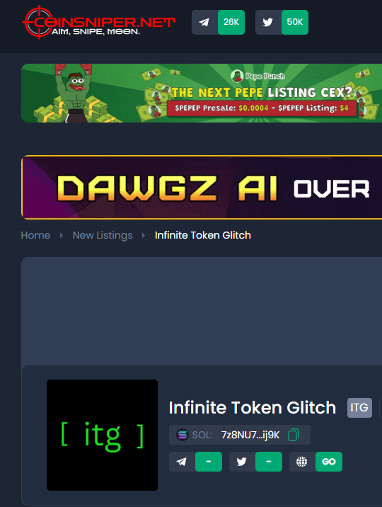 Infinite Token Glitch tweet media