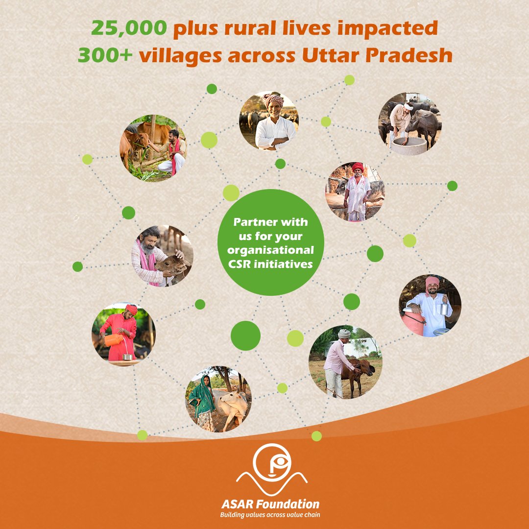 Empowering #RuralCommunities, One Project at a Time. With extensive experience executing impactful rural dairy projects, we help bring sustainable change where it matters most. Partner with us for your #CSRinitiatives and make a lasting difference! 
#CSRImpact #RuralDevelopment