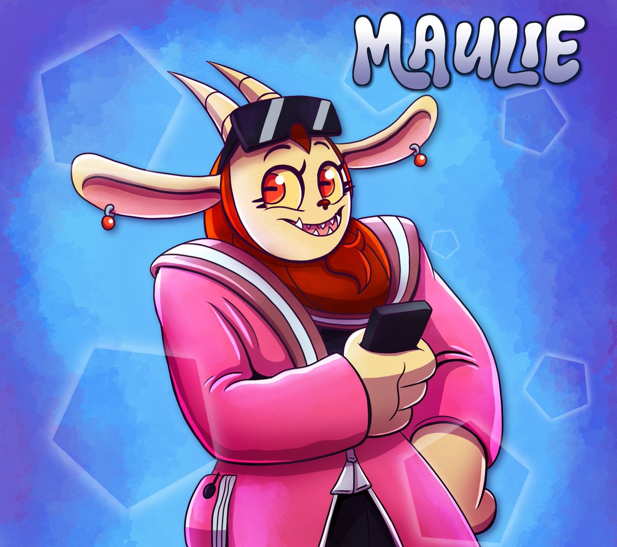 Maulie's looking fresh with some modern fashion!
