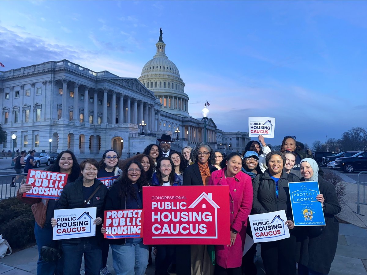 OppStartsatHome's tweet image. Public housing is critical social infrastructure and must be preserved and expanded. We applaud the members of the newly launched Public Housing Caucus for their commitment to the wellbeing of families and communities across the country.