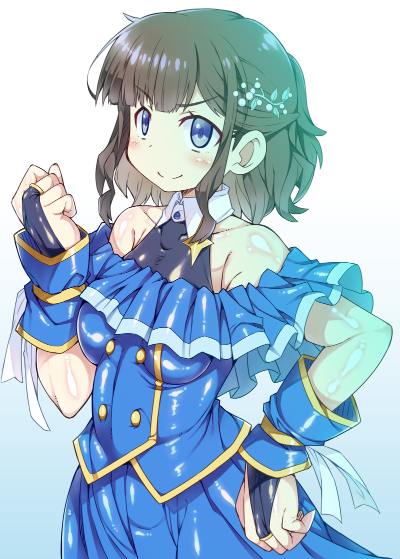 トラペジウム円盤発売日です!記念で東西南北(仮)衣装の東ゆうちゃん初描きしました 