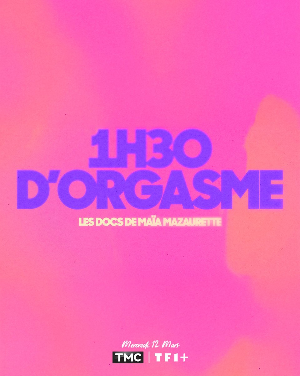 🍑 <a href="/MaiaMazaurette/">Maïa Mazaurette</a> revient en prime time pour une soirée événement qui va vous emmener au septième ciel ! Entre témoignages et révélations surprenantes, Maïa vous livre les clés du plaisir.⁣
⁣
🗓️ Les docs de Maïa Mazaurette : 1h30 d’orgasme, mercredi 12 mars sur TMC et TF1+.