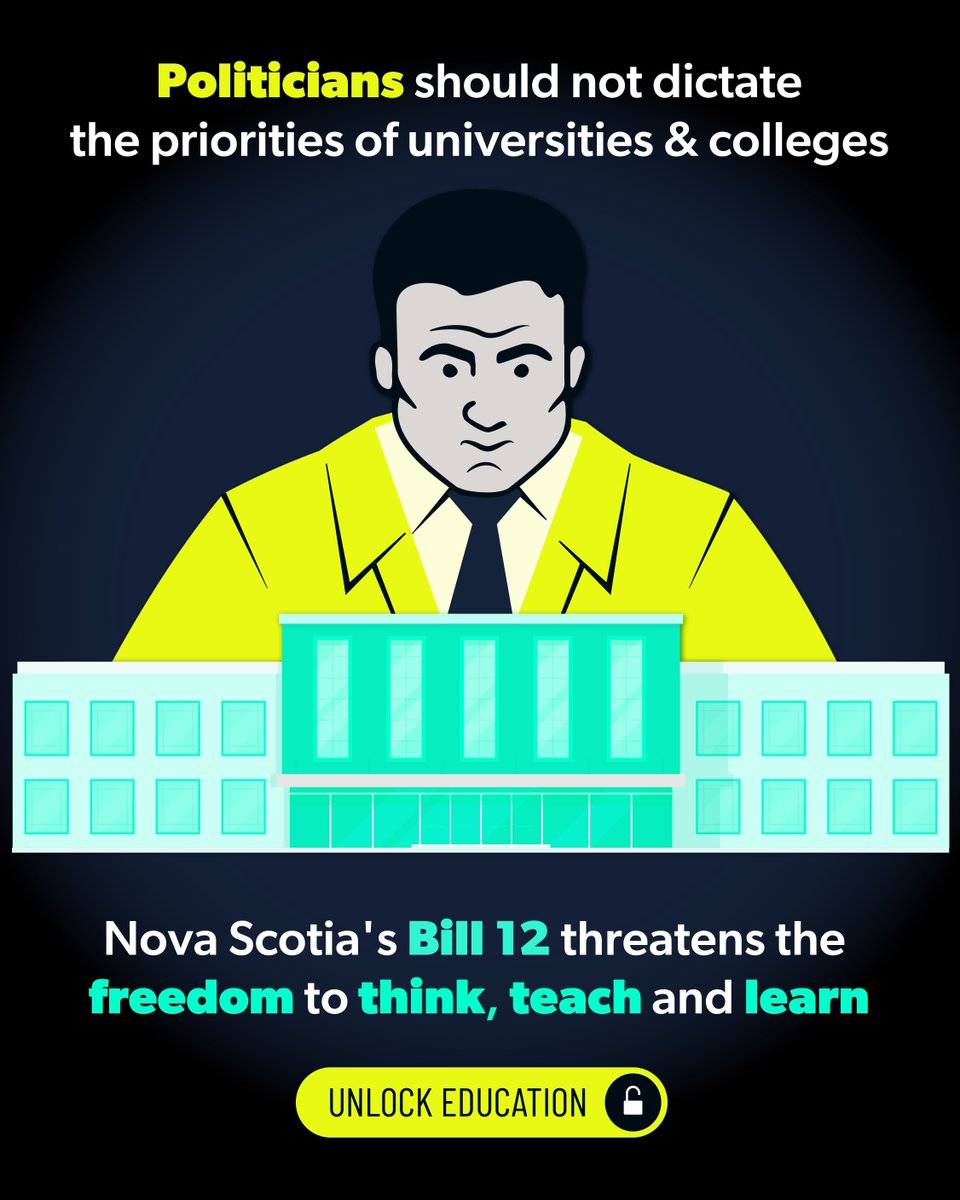 Nova Scotia has proposed legislation increasing political interference in universities.

Political interference in education isn’t just an American phenomenon. It’s alive and well in Canada too.

Politicians should not dictate the priorities of universities.