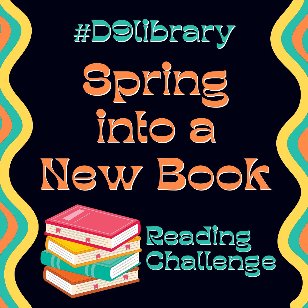 There are 2 weeks left in the #D9library Spring Into a New Book Reading Challenge has begun!

All students &amp; staff who earn 600+ points between February 1st &amp; March 12th will receive a Spring Goody Bag on the Friday before Spring Break!

#longhornsREAD #pisdREADS #hslibrary