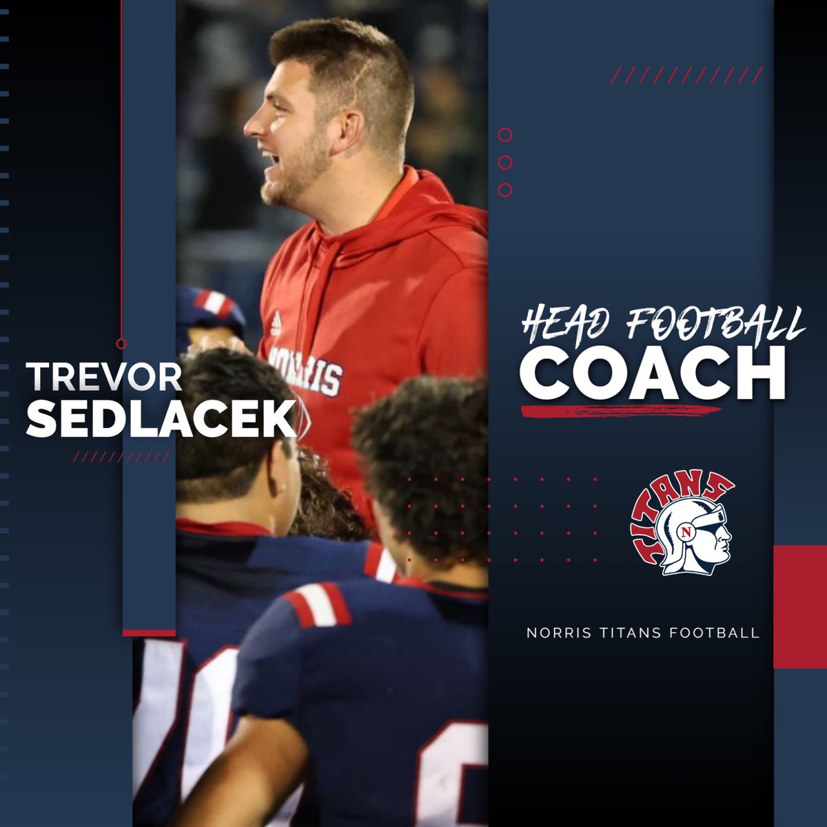 Congratulations Coach Sedlacek!  The future of <a href="/NorrisFootball/">Norris Football</a> is bright!