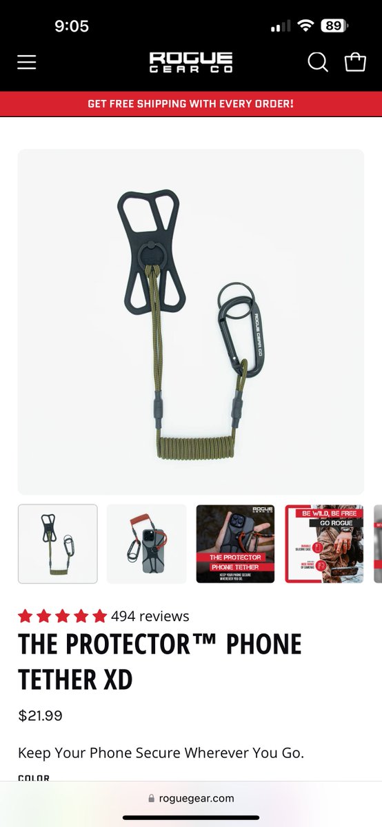 Got one of these on order.  So my phone doesn’t fly off the kayak….