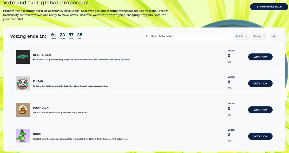 VOTING on <a href="/meta_pool/">Meta Pool</a> is live!!!
You know what to do😉👨‍🍳👀🔥
metapool.app/grants/vote/15…

<a href="/srpuuul/">Sr. Puuul</a> you know what to do too, right fella?🥳
