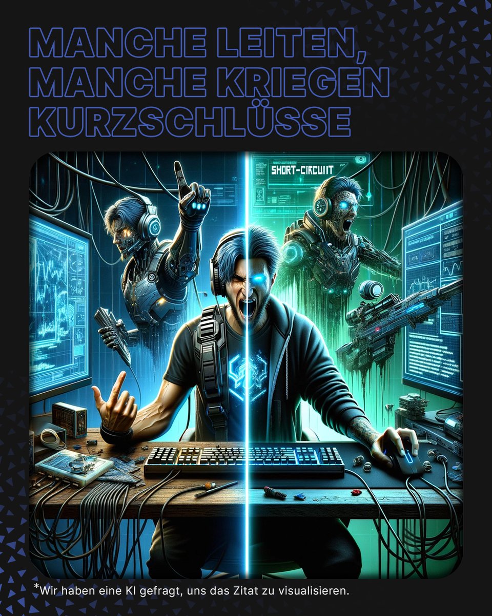Zwei Sorten Gamer: Die einen haben alles im Griff – perfektes Kabelmanagement, High-FPS und absolute Kontrolle und den Überblick im Game. Die anderen gehen beim ersten Lag/ Tod/ Fehler an die Decke und versinken im Chaos.

Welche Seite wählst du? 😎