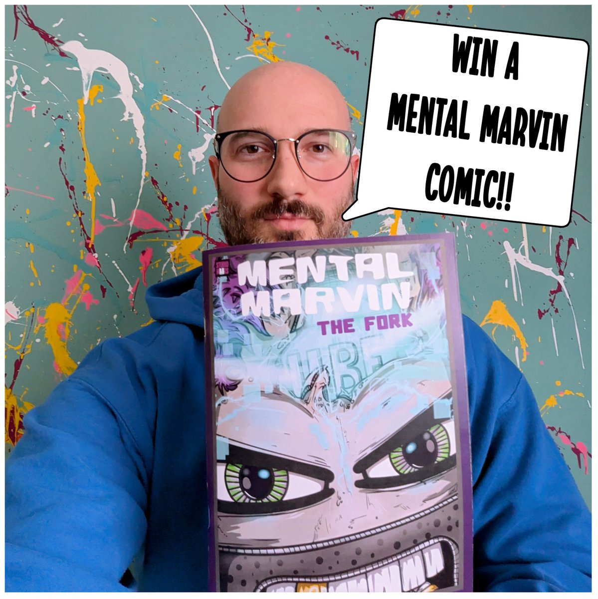 MaarsComics's tweet image. GIVEAWAY TIME 🎁
Win the first tokenized comic book on Algorand.

Start your Mental Marvin journey now and explore a world where blockchain and AI technology went awry.

Competition rules:
- Follow @MaarsComics
- Share and like this post
- Join Discord: discord.gg/A5MwRPfR…