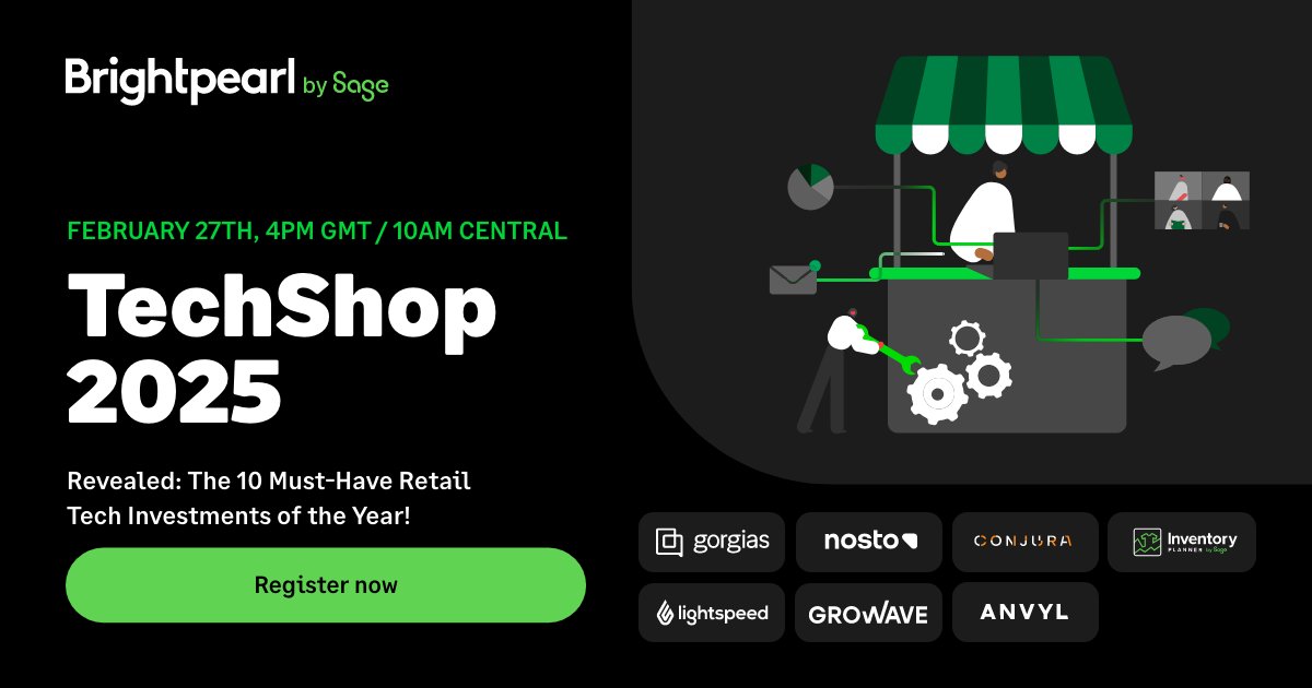 📊 Where are retailers investing their tech budgets in 2025?

Join <a href="/BrightpearlHQ/">Brightpearl</a>’s TechShop webinar this Thursday (27 February) for a breakdown of the top 10 retail tech investments for 2025 - and what they mean for your business.

🔗 Register now 👉 hubs.ly/Q038byw70