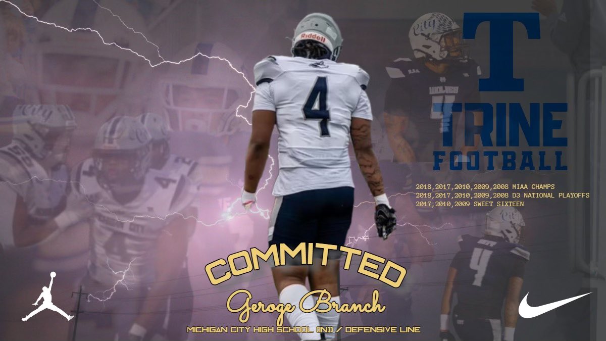 #AGTG After many great conversations with the Trine coaching staff, I am blessed to announce my commitment to Trine University <a href="/CoachRRiley/">Robert Riley</a> <a href="/TrineAthletics/">Trine Thunder</a> <a href="/Coach_T_Ormsby/">Trent Ormsby</a> <a href="/CoachCodyFrench/">Coach French</a>