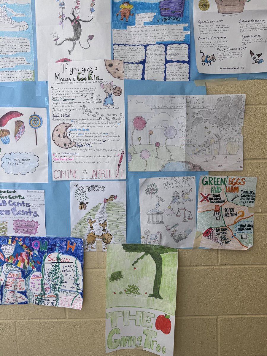 Check out our latest project showcasing Economics in Children’s Books 📚 Our talented economic students have created amazing images that illustrate children’s books featuring important economic themes. Dive into the world of economics through these delightful stories!