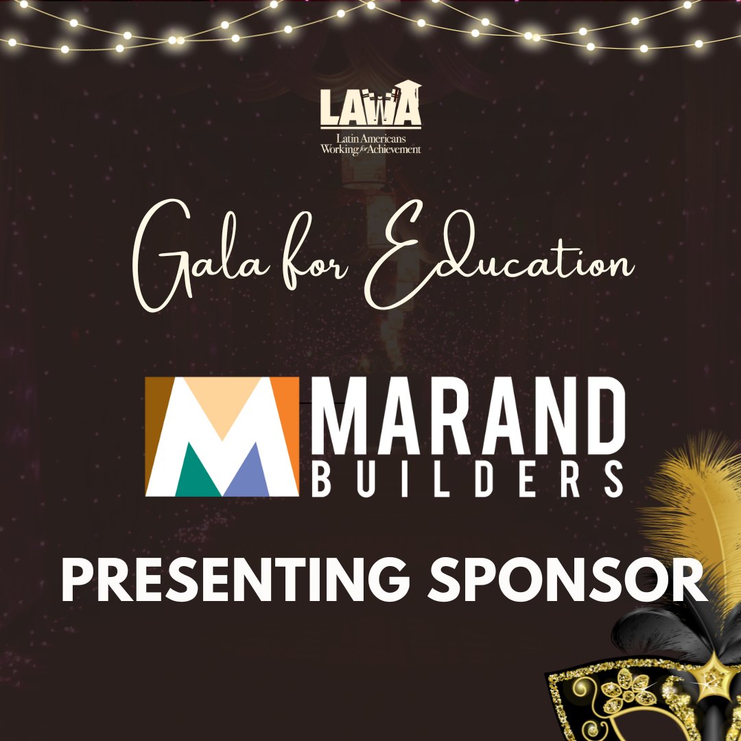 We would like to express our gratitude to Francisco Alvarado, President &amp; CEO of <a href="/Marand/">Andrew Hall</a> Builders, and the Alvarado Family for their generous support as Presenting Sponsors of our Gala for Education.
