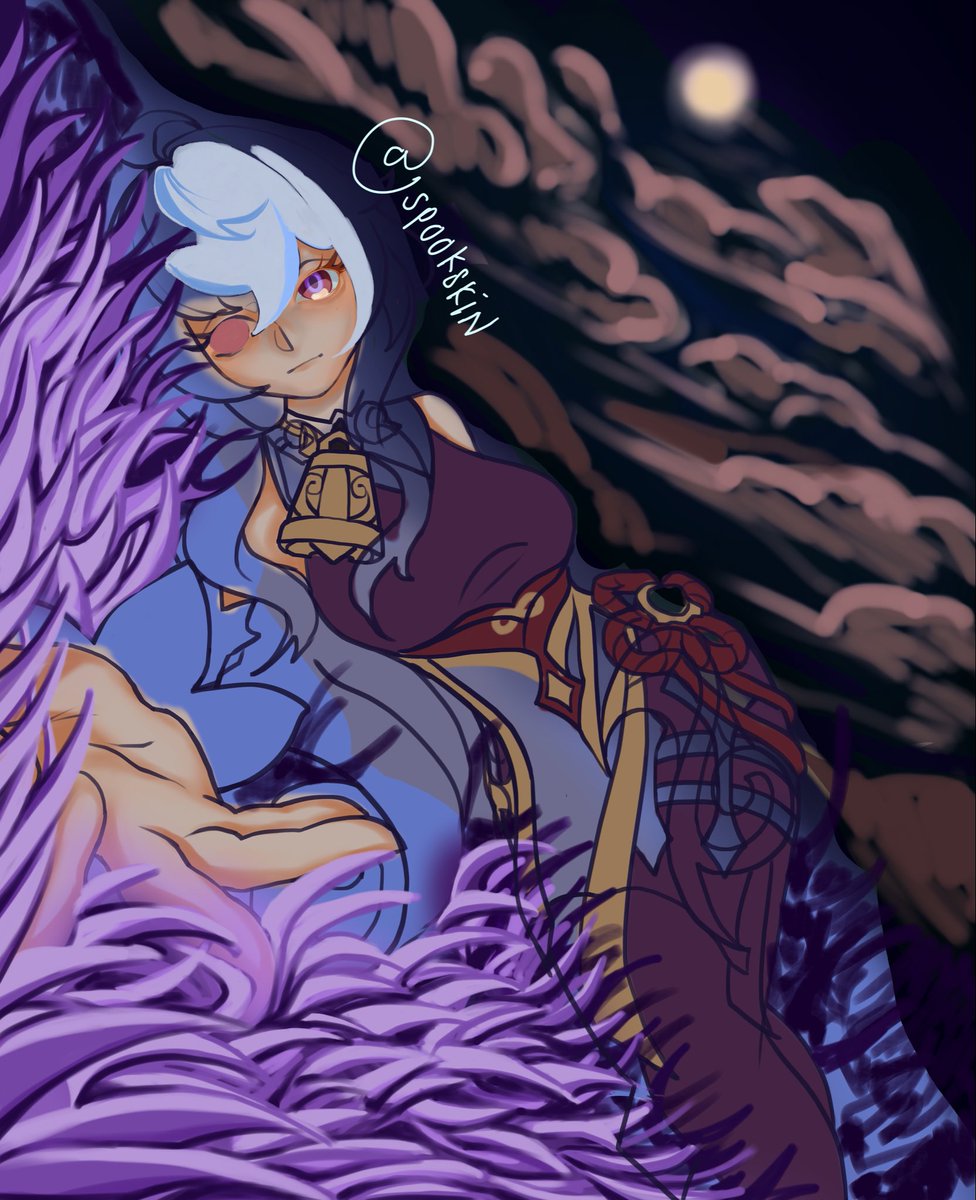 Forever #wip from 4 years ago cs I don’t really play Genshin anym 
Still love #ganyu tho <3