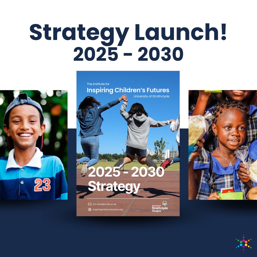 Inspiring Children's Futures (@iicfstrath) on Twitter photo Today, we're introducing our new Strategy - our 5-year commitment to a brighter future for every child.
The Strategy sets out our mission, vision, and how we work, alongside introducing our three key priority areas:
âś…human rights
âś…well-being
âś…justice
🖱️inspiringchildrensfutures.org/blog/strategy-… Today, we're introducing our new Strategy - our 5-year commitment to a brighter future for every child.
The Strategy sets out our mission, vision, and how we work, alongside introducing our three key priority areas:
âś…human rights
âś…well-being
âś…justice
🖱️inspiringchildrensfutures.org/blog/strategy-…