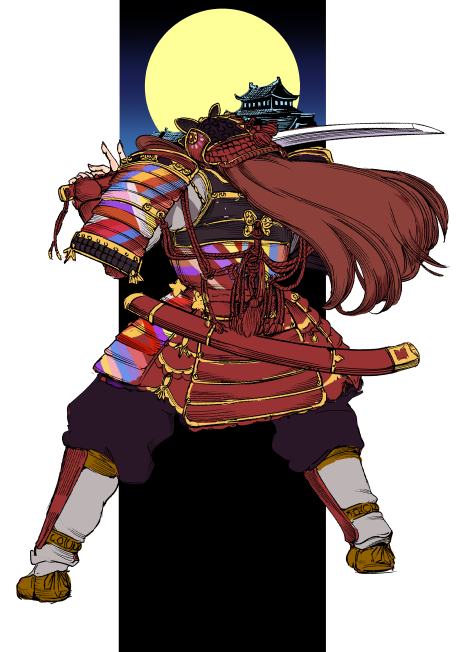 蘭単体は結構書き込んだんだけど
やっぱなんかな…やめた
たぶん室町鎧とか参考にしてた気がする
紐が多いの楽しくて 