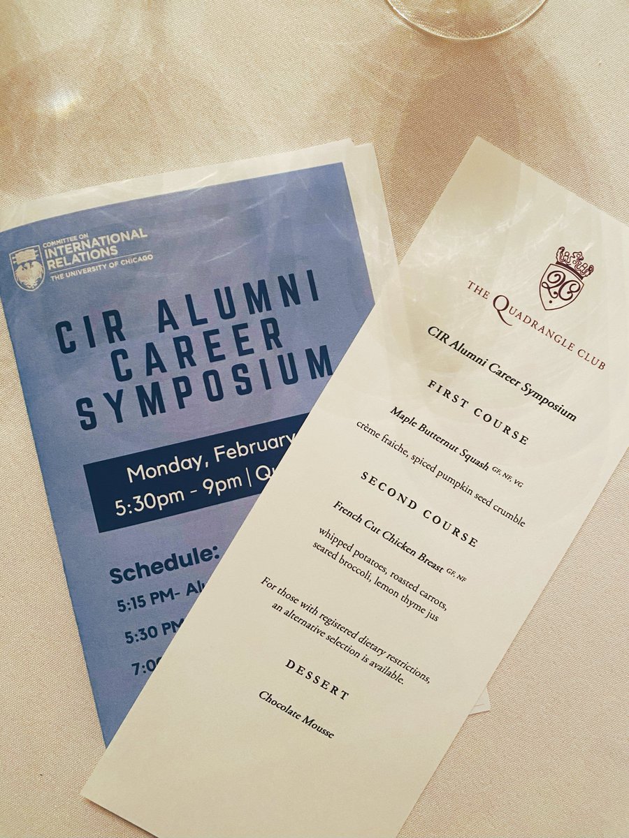 UChicagoCIR's tweet photo. The CIR Alumni Career Symposium was a huge success! A big thank you to our alums for sharing valuable insights &amp; career advice with current CIR students. It was an inspiring evening of learning, networking, and connecting the next generation with our incredible alumni community! https://t.co/nz8ZkZ4IO4