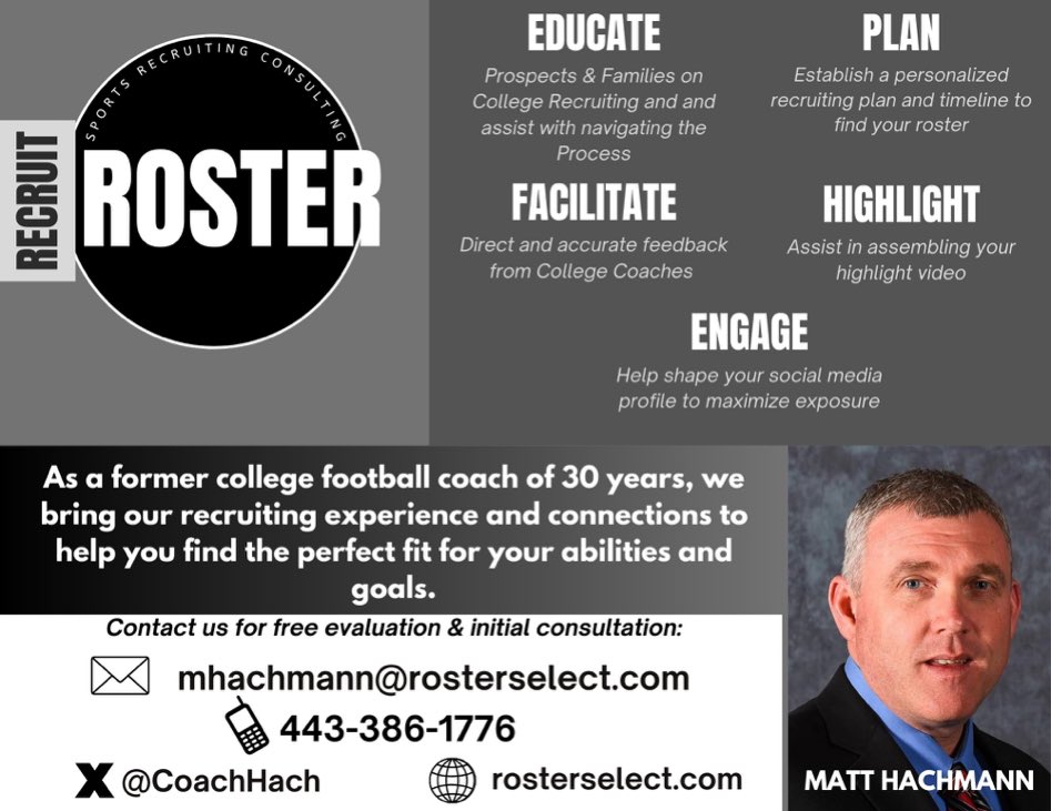 We can guide you through the recruiting process and help you connect with college coaches. We have pricing plans for any budget. Check us out. 
rosterselect.com