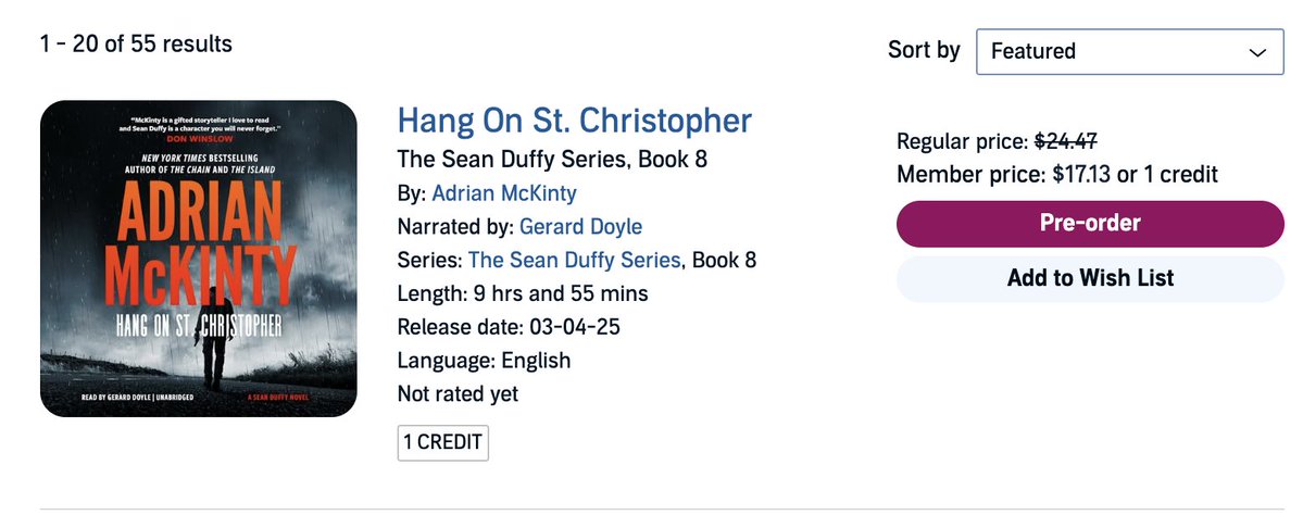 Adrian McKinty tweet media