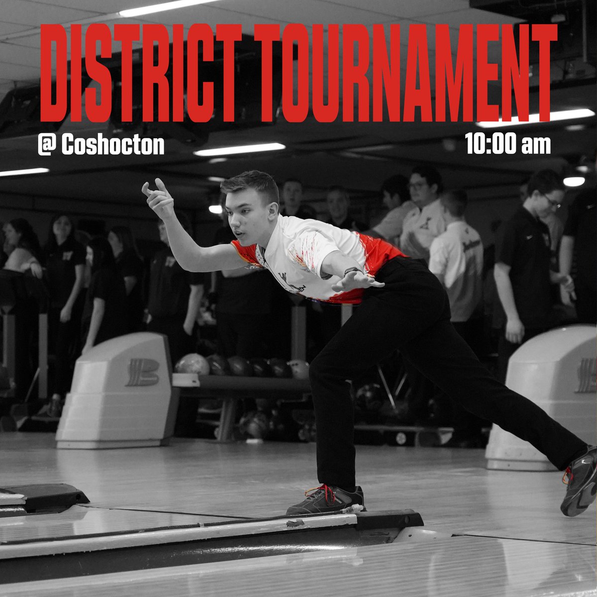 Good luck to all of the bowlers who are headed to the District bowling tournament in Coshocton today!