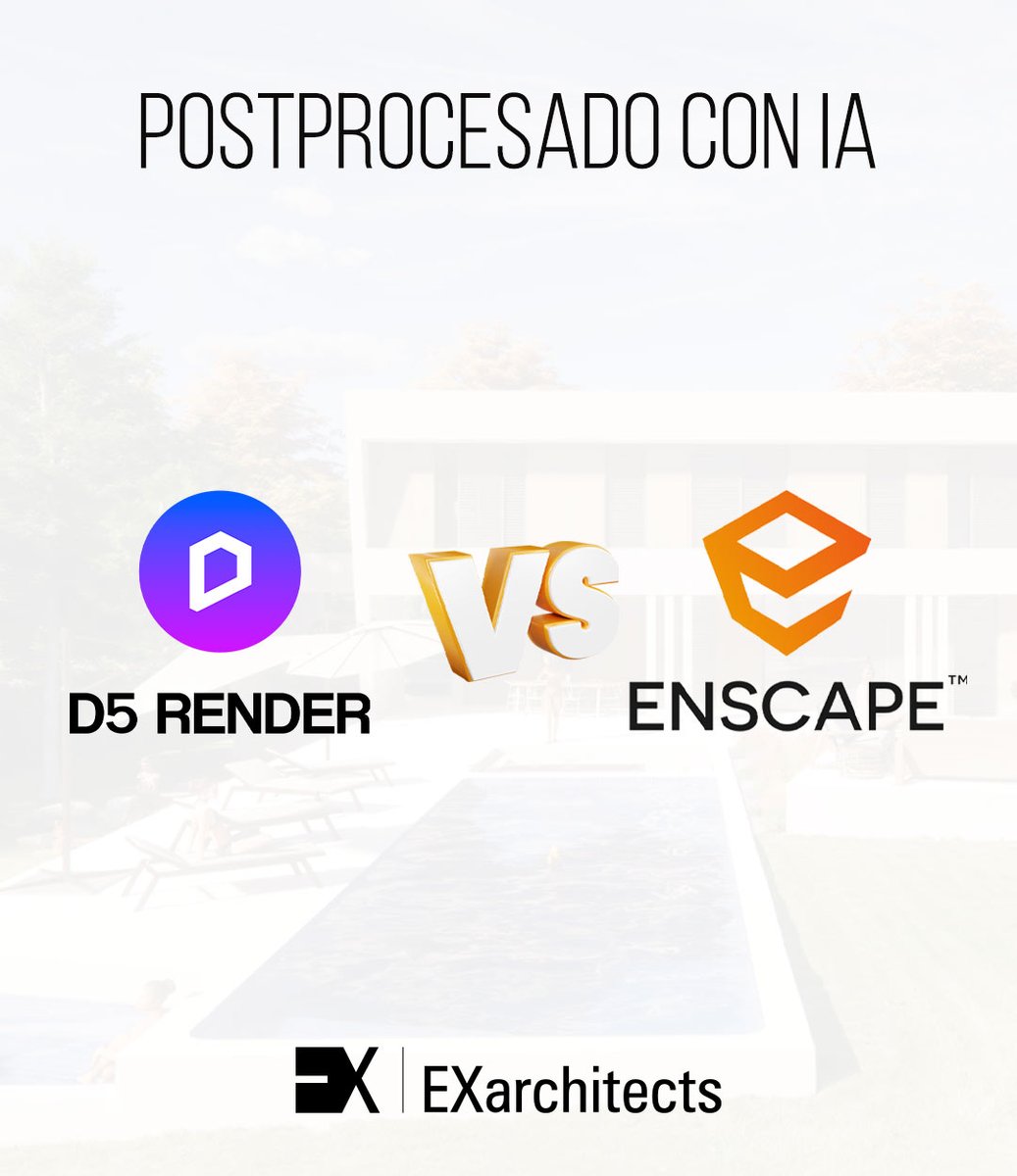 📢 Enscape vs D5 Render: La Evolución del Renderizado en Arquitectura con IA
¿Cuál crees que ofrece mejores resultados? Os dejamos algunas pruebas de nuestro último proyecto en Ciudalcampo para @ecotech_house
Más info de las pruebas en: bit.ly/41tqi3M