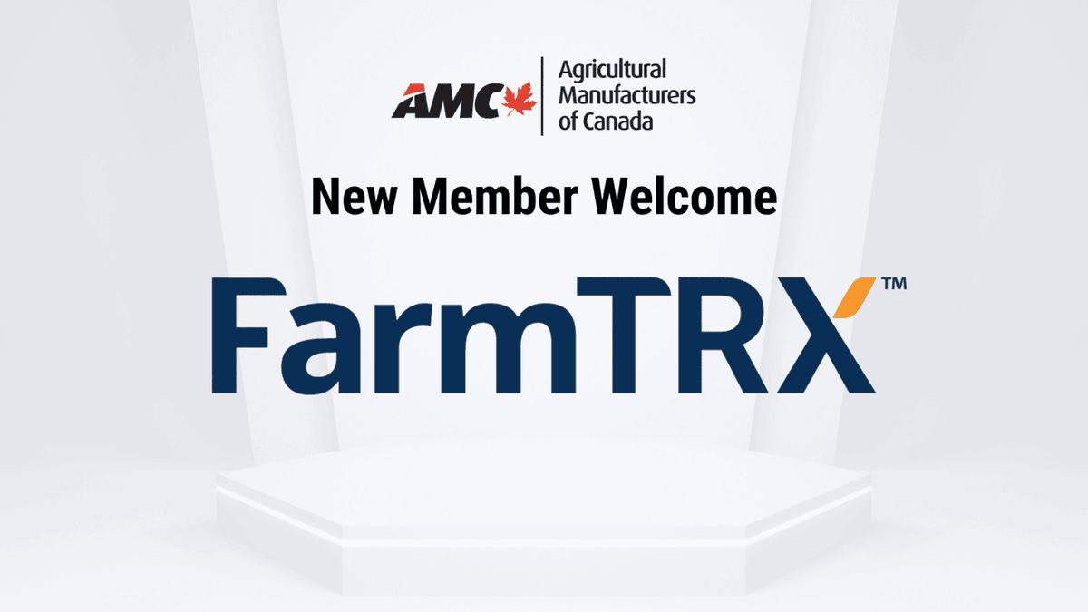 Welcome to AMC, <a href="/FarmTRX/">FarmTRX</a>! This #AMCNewMember provides yield monitoring solutions that help farmers gain valuable insights into their crops. Their hardware and software are designed to be easy to use and affordable. Learn more: farmtrx.com  #CdnAg #AgTech