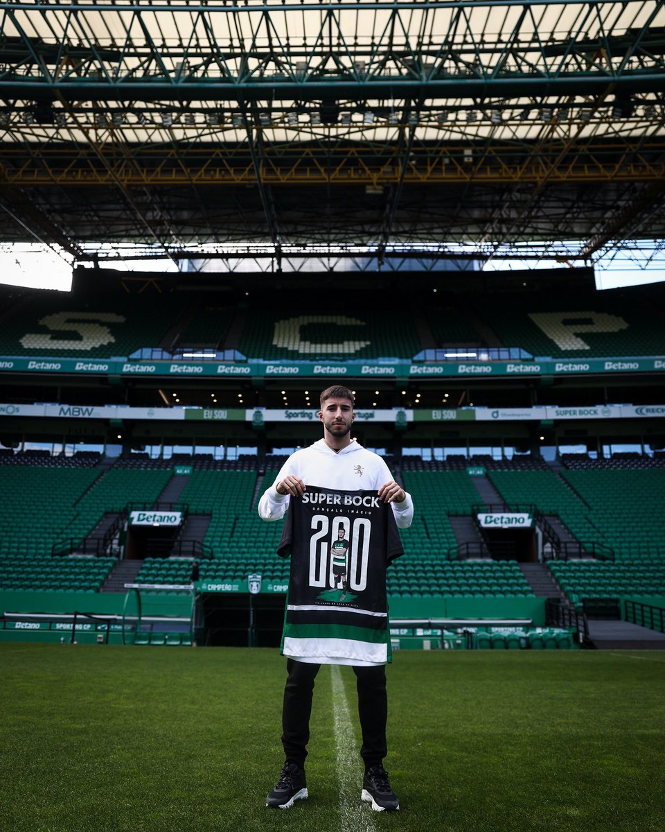 Gonçalo Inácio. 23 anos. 200 jogos. 

Campeão #MadeInSporting 🏆🏆