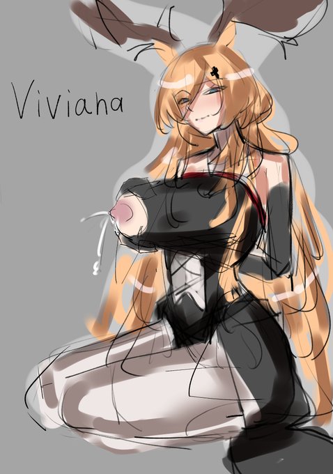 アークナイツのヴィヴィアナ ママ概念のラフです 