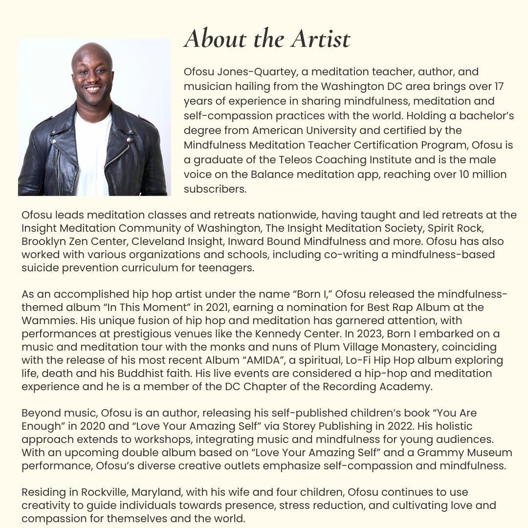 The OISE Community is invited to the Inner Disarmament: Hip Hop Sound Bath &amp; Guest Lecture!