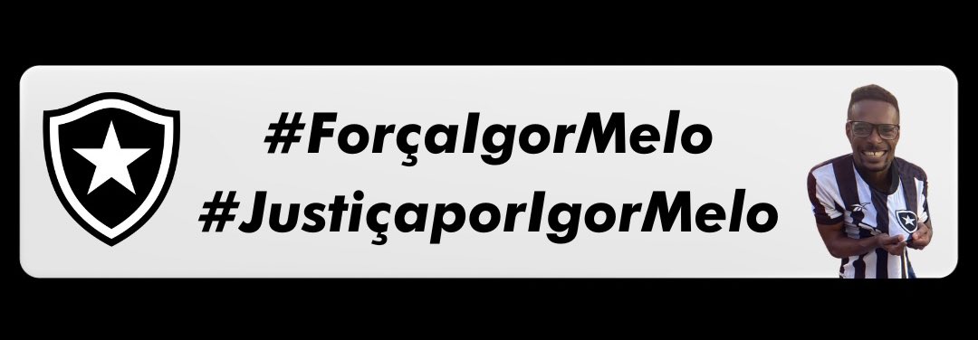 Uma ideia veio em minha mente para o jogo de quinta, no Nilton Santos. Seria lindo se o time do Botafogo entrasse em campo com uma faixa escrito #ForçaIgorMelo e #JustiçaporIgorMelo. 

Vamos fazer com que isso chegue até ao clube. 

Marquem o Botafogo aqui nos comentários! Dê rt!