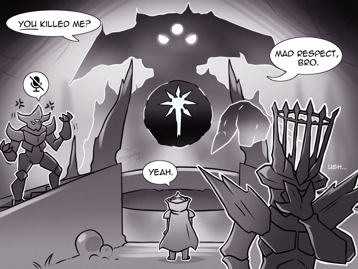 itsmingway's tweet image. Heresy Act 1 finale in a nutshell