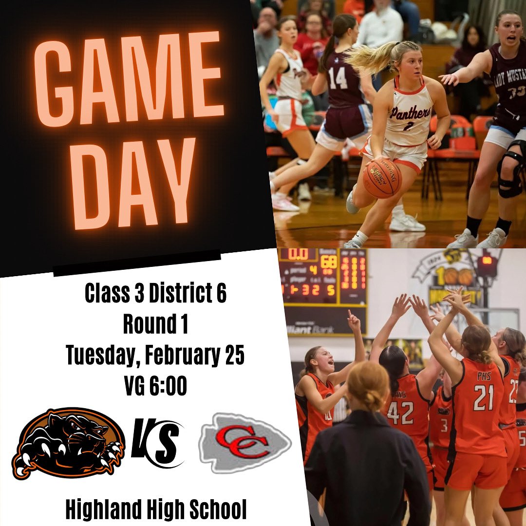 🚨🚨GAMEDAY🚨🚨

First Round of Districts! 

📍Lewistown, MO
📆 Tuesday, February 25
⏰VG 6:00
🆚 Clark County High School 

#wearepalmyra