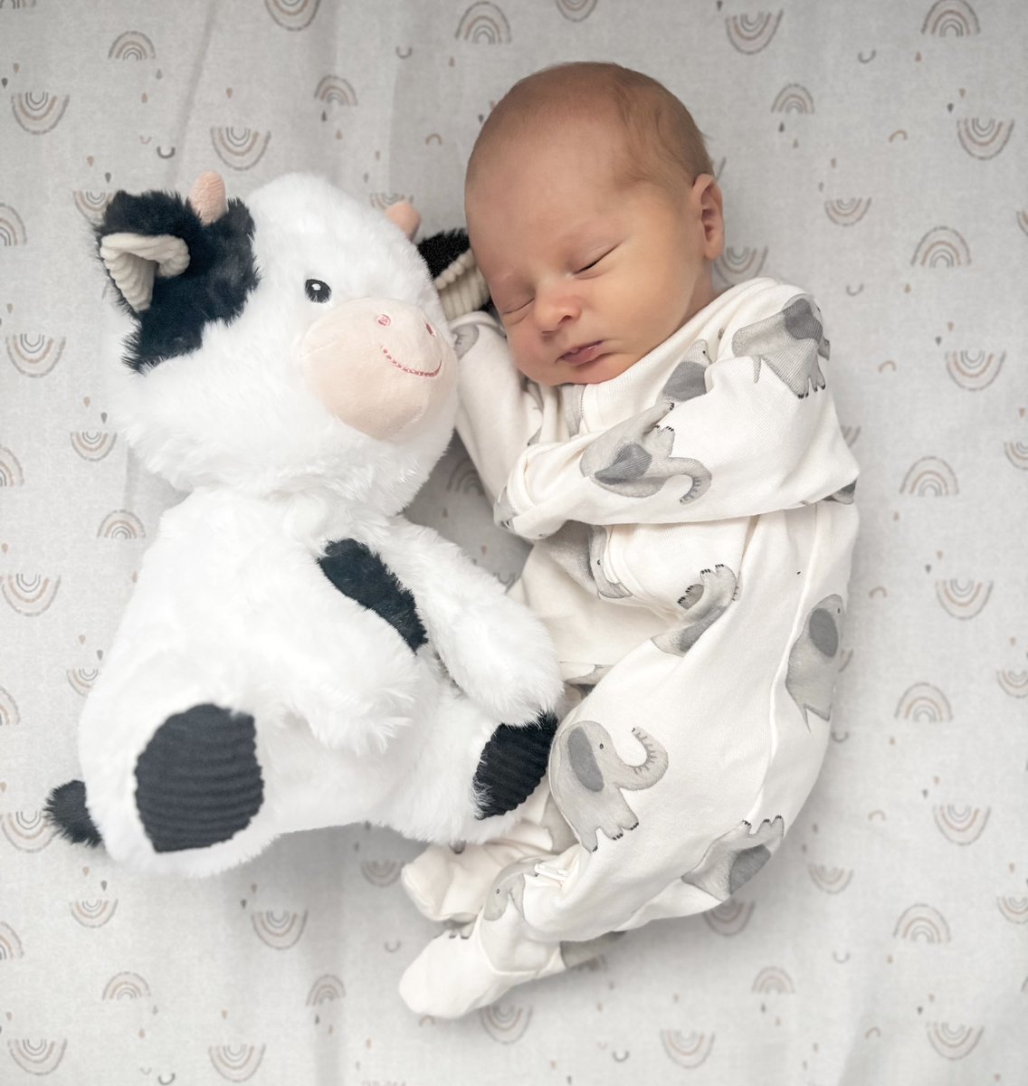 Introducing our son, Clark 🩵 He was born 2/18/25.

We love him beyond what I previously knew to be humanly possible.

We are all doing well at home. 🩵