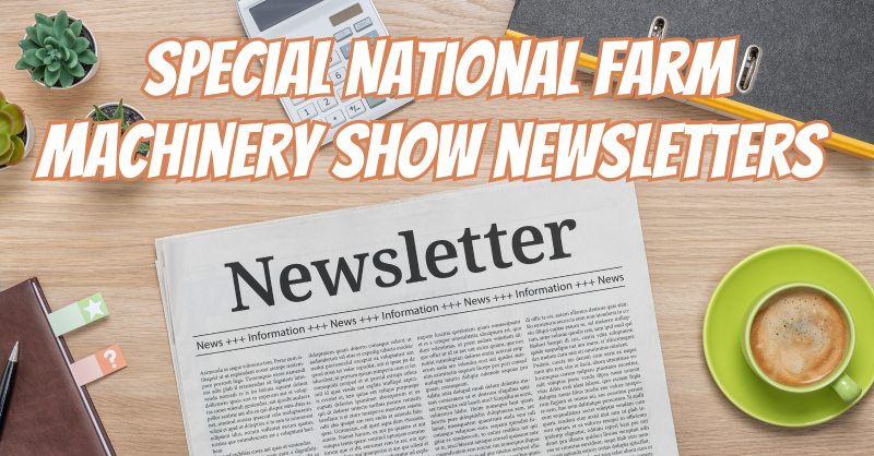 FarmsNews's tweet photo. A treat in store for subscribers..
https://t.co/jYnNHPFsKi has a special treat for subscribers of the FREE weekly Machinery newsletter! Exclusive @KYNFMS editions begin March 3, with the first one focusing on technology at the show.
How to sign up for the newsletter๐
#NFMS25
