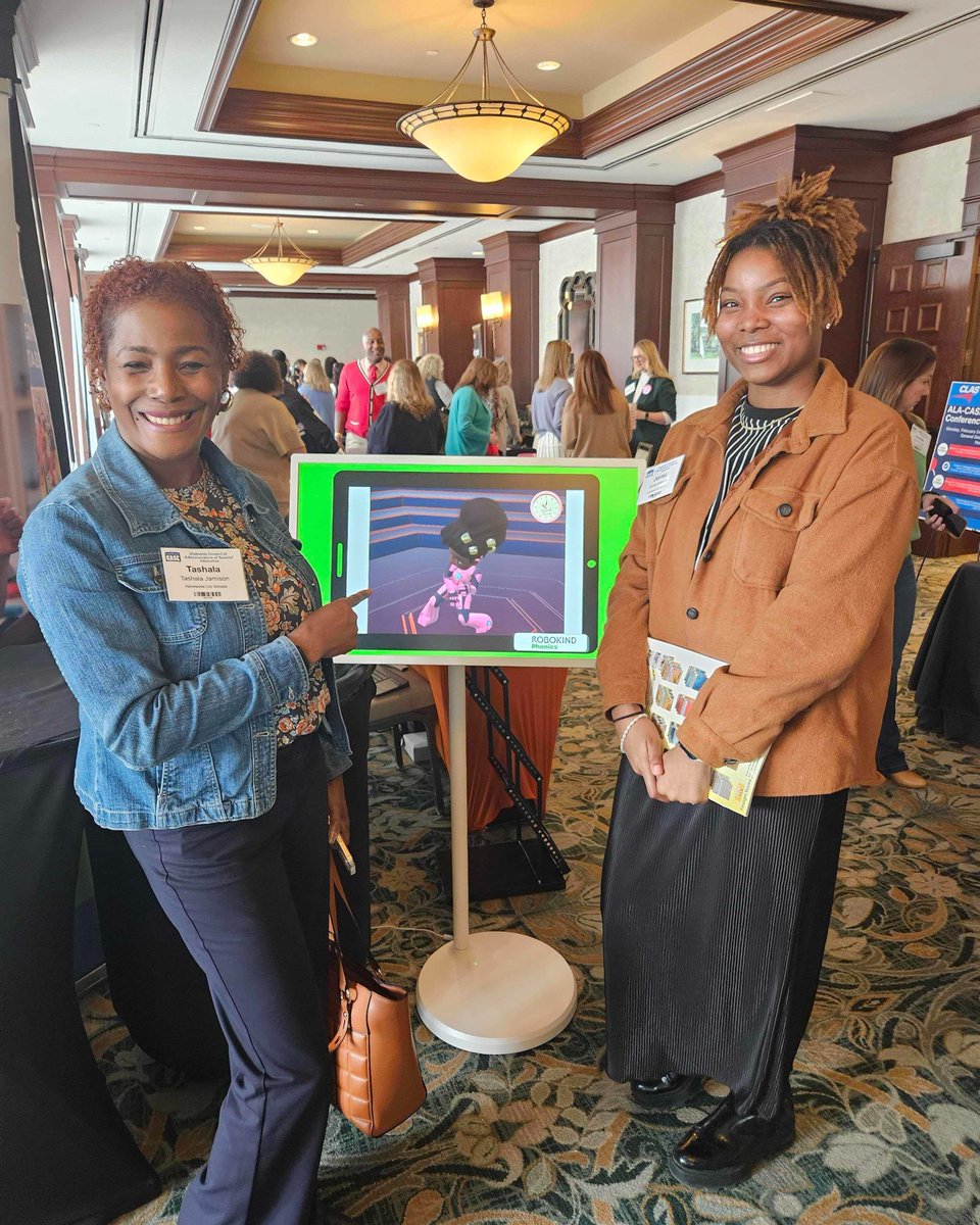 robokind's tweet image. Watch out, Alabama crew—Chris is flyin’ solo this time!

We can’t be responsible for any of his antics, but we can promise he’s bringing all the RoboKind energy to Alabama CASE this week. He&apos;s having so much fun already! #RoboKind #SpecialEducation