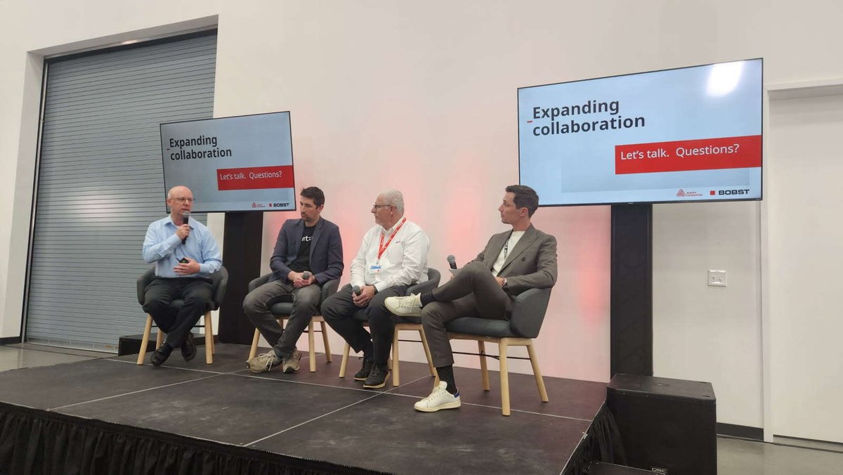 LabelAndNarrow's tweet image. The Bobst Open House features a great presentation on brand protection with Bobst, Avery Dennison Smartrac, @amazon, and @ScanTrust #anticounterfeiting #labels #innovation
