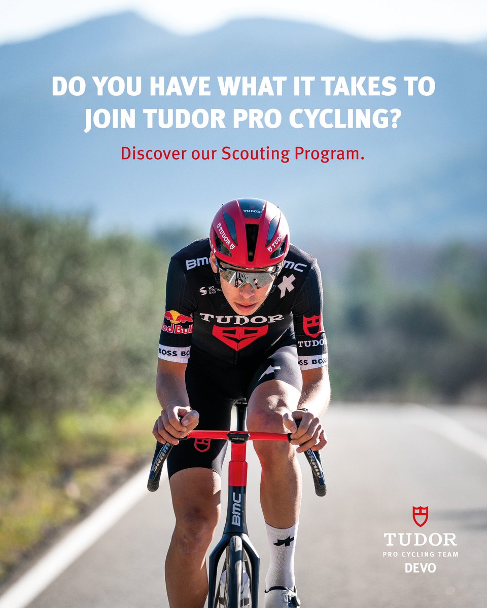 TudorProCycling's tweet image. Discover our Scouting Program. Apply now. 👀
tudorprocycling.com/scouting
#scouting
#talents