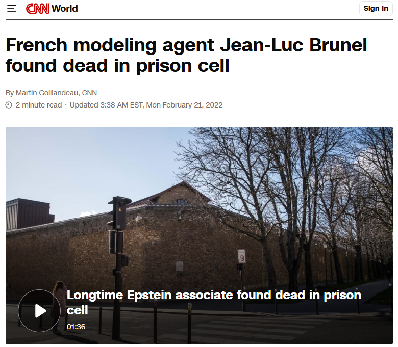 France probably has the real and full unredacted version of the Epstein files, one of Epstein's biggest human trafficking partners was French trafficker Jean-Luc Brunel.

Trump might as well walk himself into a room where all the cameras are broken.