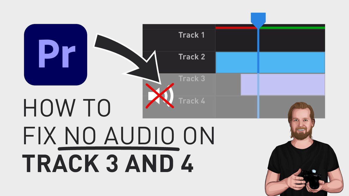 davidlindgren89's tweet image. ⏱ 54-sec tutorial:
How to fix no audio on track 3 and 4
💻 Watch the tutorial here:
youtube.com/watch?v=3OYQKV…
#PremiereProTips #EditInPremierePro #PremiereProEditor #AdobePremiere #AdobePremierePro