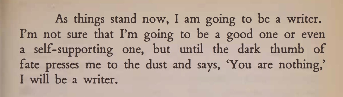 infinitebooks's tweet image. Hunter S. Thompson, aged 21, in a letter to his friend

this is the mentality