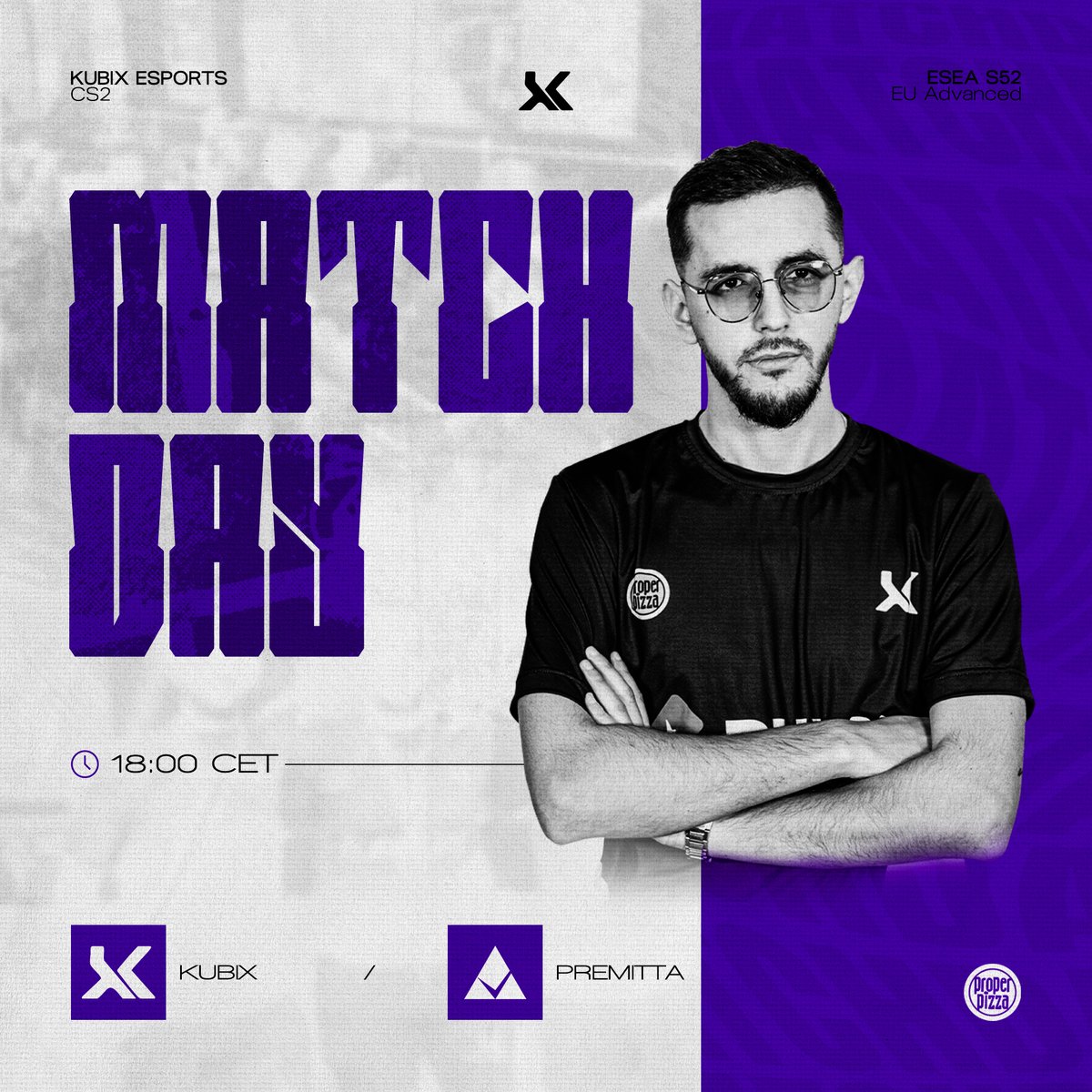 Kubix Esports (@kubixesports) on Twitter photo Matchday! ⚡ Time to lock in!
Kubix Esports vs. <a href="/Permittaesports/">Permitta eSports</a>
18:00 CET ⏰ | ESEA S52 EU Advanced
#Kubix #CS2 #Matchday Matchday! ⚡ Time to lock in!
Kubix Esports vs. <a href="/Permittaesports/">Permitta eSports</a>
18:00 CET ⏰ | ESEA S52 EU Advanced
#Kubix #CS2 #Matchday