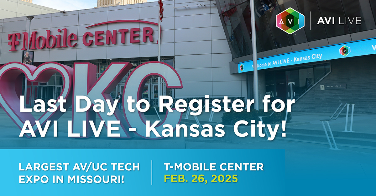 our_forte's tweet image. ‼️ Join us tomorrow at AVI LIVE - Kansas City. There&apos;s still time to reserve your free spot at this one-of-a-kind audiovisual and collaboration technology expo! Register now! #AVILIVE #AVtechnology hubs.ly/Q037KWjf0