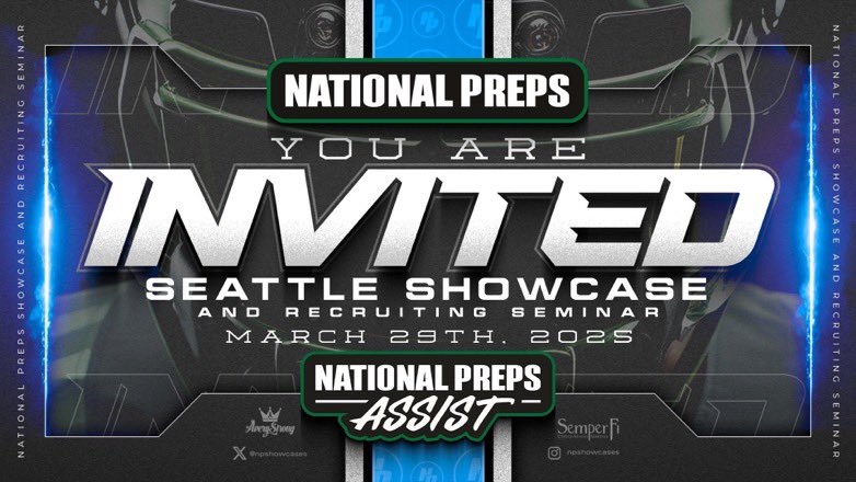 Thank you <a href="/ttherzog/">Coach Trent Herzog</a> for the invite to compete in the National preps PNW showcase! <a href="/issaquahfb/">Issaquah Football</a> <a href="/NickFarman55/">Nick Farman M.S.</a> <a href="/BrandonHuffman/">Brandon Huffman</a>
