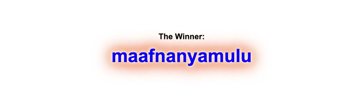congrats <a href="/maafnanyamulu/">blue fairy armadillo ⊙ᴥ⊙</a>, silahkan dm yaaa